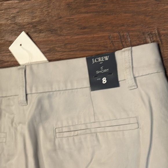 NWT! Size 8 J. Crew Gray Bermuda Shorts Classic Cotton Style - Picture 7 of 8